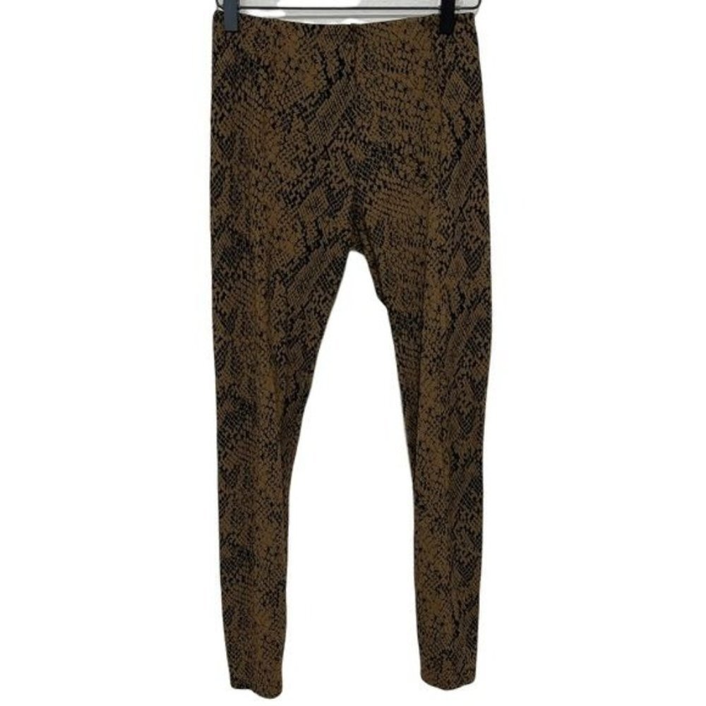 Lysse Brown Snake Print Leggings